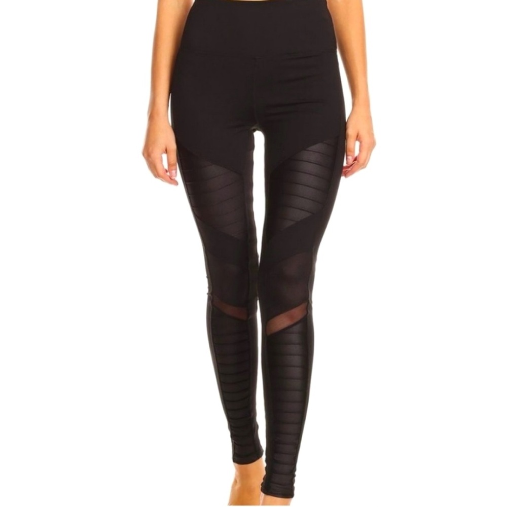 NWT LA SOCIETY BLACK
LEGGINGS MOTTON